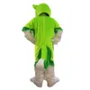 2018 Горячие продажи Зеленый Волк Хаски собака костюм талисмана шаржа Real Photo