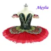 Costume de Ballet Tutu de Ballet classique de cygne noir adulte rouge professionnel Tutu noir Tutus Point danse Performance