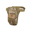Ny ridning i midjan Outdoor Tactical Multifunction Ben Pockets Leisure Sports vandring camping kamouflage fiskeutrustning väska9897789