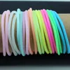 Lote inteiro 100pcs neon pulseiras luminosas fluorescentes faixas de borracha de pulseiras unissex bracelets de braceletes de amizade de amizade de amizade238u