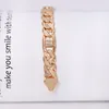 cobre Ambiental (216B) (220 * 8 mm) banhado a ouro 18K Novo Design pulseira Homens 2016 Bordados em forma