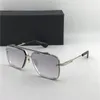 Matte schwarze 121 quadratische Sonnenbrille braune Verlaufslinsen Sonnenbrillen Sonnenbrillen neu mit Box239b