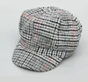 Fashion-n e l'inverno britannico retrò cappello Bailey plaid di lana ottagonale dolce cappello pittore signore letterari cappello