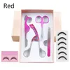 4 Stukslot Rose Goud Wimpers Krultang Rvs Make-Up Set Wimper Wenkbrauw Pincet Schaar Valse Wimper Applicator KITS9999892