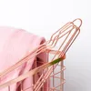 Rose Gold Clothes Hanger Coat Hanger Antislip Drying Storage Organizer Rack
