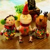 WS Christmas Snowman Plastic Candy Containers Decorative Candy Bottles Holiday