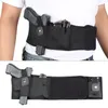 Ultimate Tactical Belly Band Holster para Carry Escondido Preto Fit Mid Tamanho Completo Compacto Revólver Subcompacto Revólver Caça Pistola