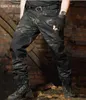 Mode Nouveaux Hommes Escalade Pantalon Capris Tactique Imperméable En Plein Air Camouflage Multi-poches Formation Armée Équipe Pantalon Taille S-3XL