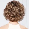 Hot sale women short roll and fluffy cosplay head sets high quality hair lace wigs for free shipping