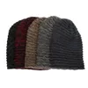Moda Diseño clásico Hecho a mano Invierno Mantenga cálido sombreros frescos hombres regalo deportes al aire libre espesar gorras de punto
