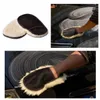 Wool car cleaning gloves car washing gloves household single side cleaning car beauty waxing tool multi-function