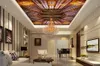 مخصص paintingblue ملون دوامة المشع fashioyceiling جدار جدارية التصاميم الحديثة 3d غرفة المعيشة سقف خلفيات papel دي parede