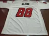 Aangepaste zeldzame mannen # 88 Terry Glenn Game versleten Retro Jersey 1999 met Team Men College Jersey Size S-4XL of Custom Any Name of Number Jersey