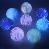 4 Färg Ny Creative LED Lights Dream Star Lights 3D Printing Color Moon Lampa Barnens julbelysning Toys T2I5676