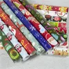 Christmas Wrapping Paper Christmas Decoration Gift Box DIY Package Paper Cartoon Santa Claus Snowman Deer Present Wrapping Paper XD22543