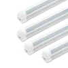 3000K 4000K 5000K 8ft LED-Shop Licht Leuchte, 100W zweireihig T8 Röhren-Licht, Plug & Play für Indoor-Anlage Gewächshaus