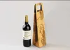 PU Leather wine or champagne bottle gift bags tote travel bag leather single wine bottle carrier bag Case Organizer wine bottle gift wrap