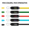 11pcs/set Fitness Resistance Bands Tubes Yoga Pull Rope Sport Fitness Gum Workout Exercise Bands Gym Sport Rubber Expander FY7007