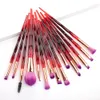 15pcs Diamond Handle Makeup Brushes Set Powder Foundation Brush Lip Eyeshadow Eyebrow Eyeliner Eyelash Concealer Make Up Brush Cos7016927