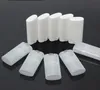 15 ml di plastica vuota ovale balsamo per le labbra tubi deodoranti contenitori trasparente rossetto bianco moda cool tubi per labbra SN804
