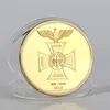 1872 Deutsche Reichsbank Золотая монета Позолоченные 3-го 1 унции Pullight Оптовые 50 шт. / Лот Бесплатная Доставка