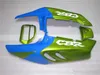 ZXMOTOR 7gifts fairings for Honda CBR900RR CBR 893 1995 1997 green flames in blue fairing kit CBR893 95 97 NB33