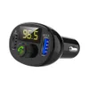 BT23Q Nadajnik FM AUX Modulator Bezprzewodowy zestaw głośnomówiący Zestaw głośnomówiący Bluetooth Samochód Audio MP3 Odtwarzacz z szybką ładowarką podwójnej ładowarki samochodowej USB