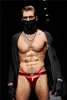 Jockmail 섹시한 남성 속옷 Jockstrap 남성 끈과 G 문자열 확대 콕 링 게이 남성 속옷 음경 운동 선수 스트랩