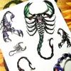 Nu-TATY Scorpion King 3d Tatuaje Temporal Body Art Flash Tattoo Sticker 19 * 9 cm Impermeable Fake Tatoo Decoración Del Hogar Etiqueta de la pared D19011202