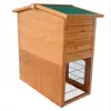 GrossesLes livraison gratuite 40 "Triangle Toit Toit étanche de lapin en bois Hutch A-cadre Cage de compagnie bois Petite maison Poulet Coop Natu