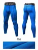 Homens Calças de Compressão Leggings Ginásio Fitness Quick Seco Stretch Tights Respirável Bodybuilding Sweatpants Workout Calças Leggins