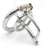 stainless steel Male Chastity Device Cock Cage with Stealth lock Ring,Male Chastity Belt Penis Plug Urethral Dilator Catheters