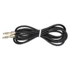 1 M Frosted Small Metal Audio Line 3.5mm Male Naar Mannelijke AUX-kabel voor iPhone Auto Hoofdtelefoon Luidspreker Draad Lijn AUX CORD 500PCS