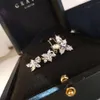 Moda-Qualidade S925 Silver Stud Brinco Com Forma Especial Diamante Mulheres Moda Brincos Colar Jóias Para Presentes De Casamento PS6601A