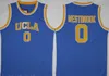 Ncaa College UCLA Bruins Basketball Jersey Russell Westbrook Lonzo Ball Zach LaVine Reggie Miller Bill Walton Kevin Love cousu bleu jaune blanc