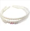 Fashion Women Girl Wedding Imitation Beads Beads Band Band Band Band Party Tiara Gift Pearls Head Beads Christmas Christmas