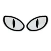 2pcs/Set Car Sticker Reflective Cat Eyes Motorcycle Stickers Rearview Mirror Decals Auto Universal Cool Accessories