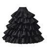 Mode Dame Pettiskirt 4 Hoop 5 Schicht Tüll Lange Rock Petticoat Weiche Hochzeit Prom Kleidung Unterrock Krinoline Lange Petticoat3459932