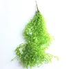 5 포크 인공 벽 천장 버드 나무 홈 장식 플라스틱 등나무 위커 매달려 장식 시뮬레이션 녹색 식물 잎