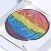 New Wild Rainbow Highlighter Mineral 3D Face Shimmer Bronzer Highlighter Makeup Rainbow Contouring TSLM15809195