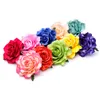 18 Couleurs Filles Fleur Cheveux Accessoires Pour Femmes Mariée Plage Rose Floral Pinces À Cheveux DIY Mariée Coiffe Broche De Mariage Flores Épingle À Cheveux M1269