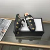 Geborduurde slang vrouwen Desinger schoenen zomer lederen dier vrouwen loafers mode casual vrouwen designer slippers