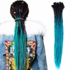 5 Strands Kanekalon Dreadlocks 24 inch Grijze Ombre Haakvlechten Synthetische Haak Hair Extensions 25 Kleuren beschikbaar