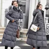 X-Long 2019 New Arrival Fashion Slim Women Winter Jacket Cotton Padded Warm Thicken Ladies Coat Long Coats Parka Womens Jackets Y190830