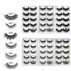 Faux cils 3D en vison, 5 paires, naturels, longs et épais, extensions de cils de maquillage réutilisables, faites à la main, outil 4225678