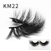 25mm Handmade 3D Faux Mink Hair False Eyelashes Thick Long Wispy Fluffy Woman's Eye Makeup Lashes Cruelty-free