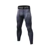 Homens Calças de Compressão Leggings Ginásio Fitness Quick Seco Stretch Tights Respirável Bodybuilding Sweatpants Workout Calças Leggins