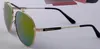 Lunettes de soleil de luxe-marque de marque Sunglasses Classic Pilot Sun Lunettes Cadre d'or pour hommes Femmes lunettes UV400 62mm Lens Venez boîte Tom Tom