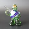 Nice Colorful Turtles Pyrex Glass Smoking PipesManual blowing hookah percolator high quality water pipe bong