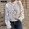 Summer Womens Lace Embroidered Blouses Shirt Long Sleeved Floral Festival Tops Hollow Out Vintage Sexy Blusas Bohemian Blouses